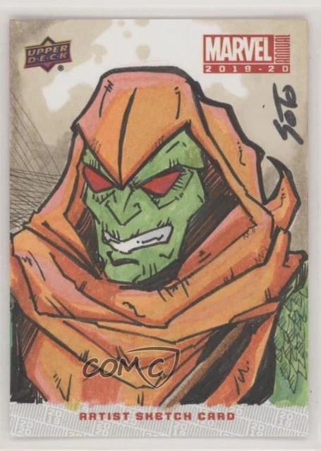 2019-20 Upper Deck Marvel Annual Sketch Cards 1/1 Omar Soto Auto Sketch 07yb