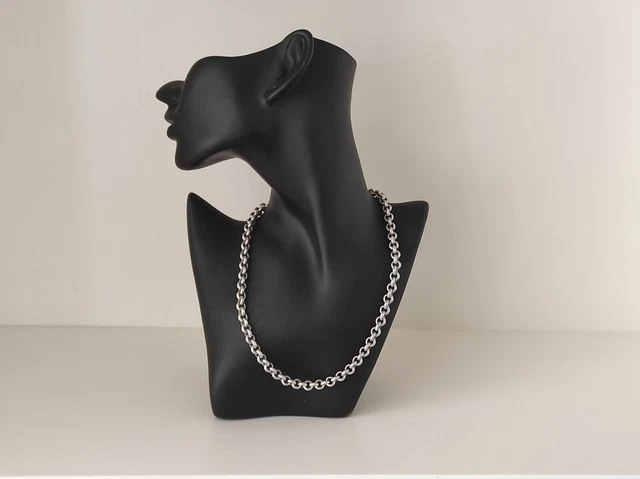 Parure Collier Et Bracelet Vintage Argent 925 – Poids Total 323 G – Artisanat D'art Français – Occasion