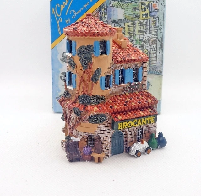 NIB J Carlton Gault French Miniature Provence Building Flea Market Brocante