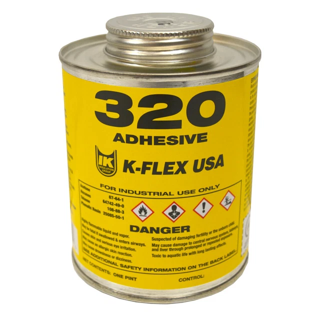 Jones Stephens IA1100 1 Pt CONT Insulation Adhesive R320 - Amber