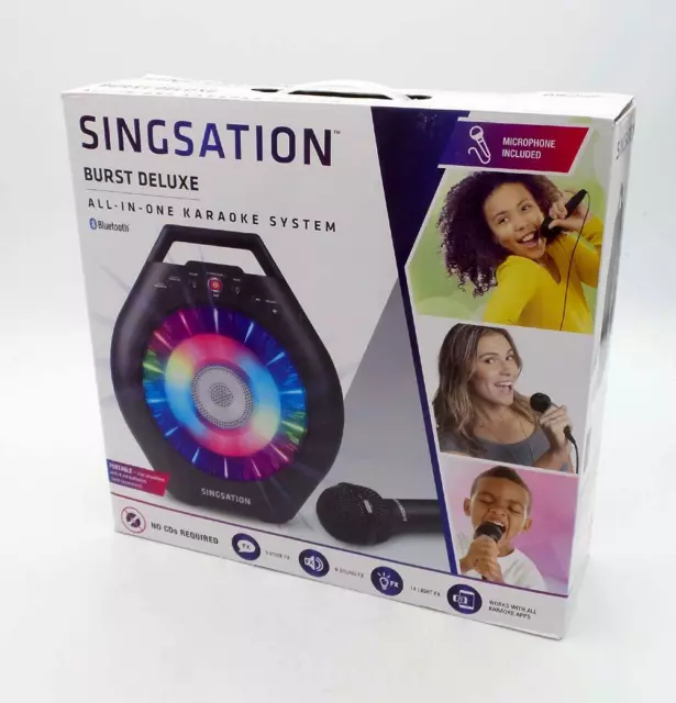 Singstation BURST DELUXE Karaoke Party System w/ Bluetooth & Mic