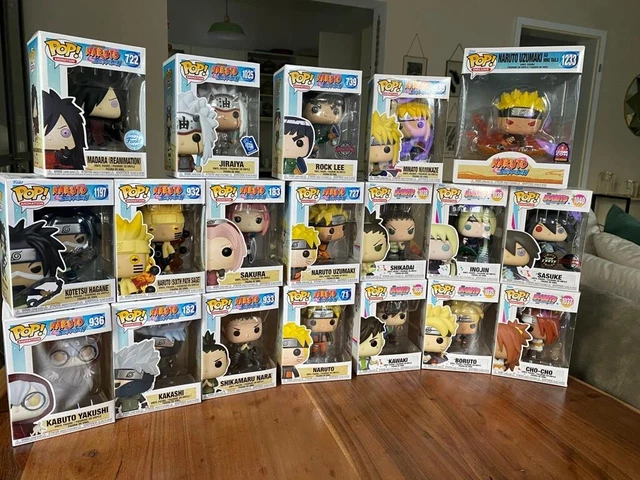 POP Figuren Sammlung aus Naruto und Boruto !