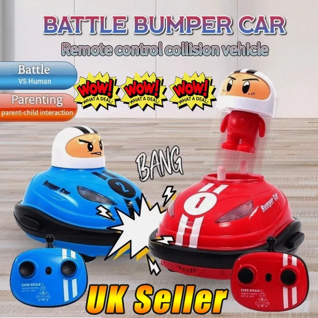 BATTLE BUMPER REMOTE Control Car (Blue And Red) £31.76 PicClick UK