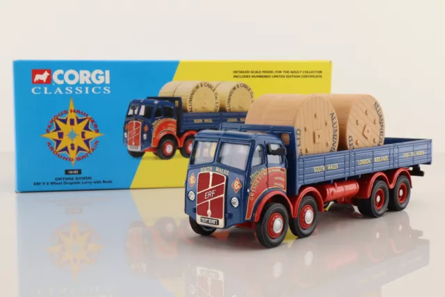 Corgi 10102; ERF V 8 Rad Dropside; Gwynne Bowen; Top verpackt