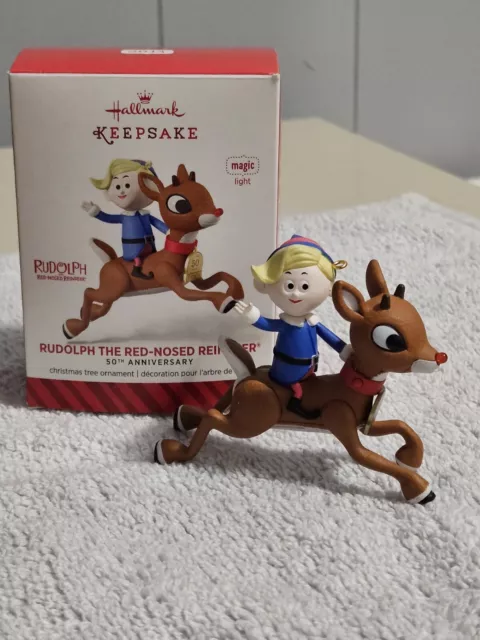 2014 Hallmark Keepsake Rudolph the Red Nosed Reindeer 50th Anniversary MAGIC