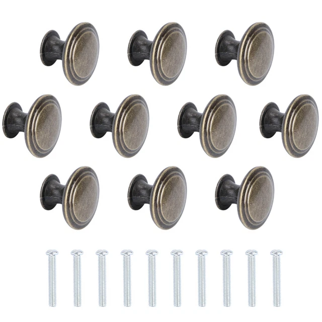 10 Pcs Cabinet Door Handle Cupboard Handles Kitchen Decorate Retro Style Home