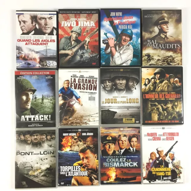 La 2ème, Seconde Guerre Mondiale / Coffret Lot 12 DVD Collection Film