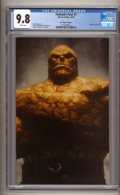 Fantastic Four #1 CGC 9.8 (2018) Stanley Artgerm Lau Virgin Edition C Highest
