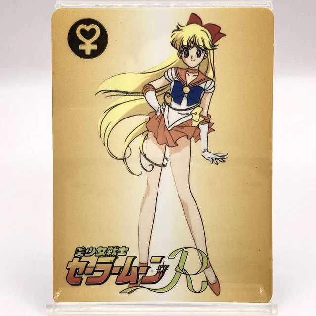 SAILOR MOON R 90's Vintage Holo Wafer Card Morinaga Sailor Venus Japan ...