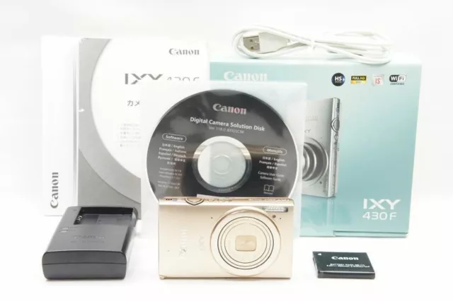 CANON IXY 430F Compact Digital Camera Gold 16MP 5x Zoom With CANON IXY 430F Compact Digital Camera Gold 16MP 5x Zoom With