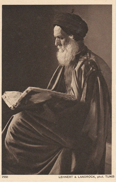 Tirage Argentique Vintage 'Vieux Rabbin D'Afrique Du Nord' - Lehnert & Landrock, Tunisie, Circa 1915