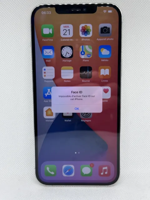 Apple Iphone 12 Pro Max 128 Go Argent [Occasion] Ref : Tis 02