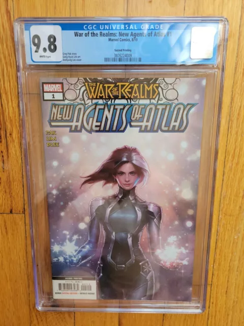 War of the Realms New Agents of Atlas #1 CGC 9.8 1st App Aero & More 2nd Print