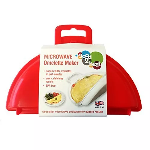 good2heat Microwave 2 Egg Omelette Maker - Red