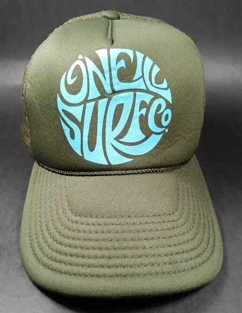 O'Neill Surf Soul Green Hat Trucker Snapback Surfing Cap