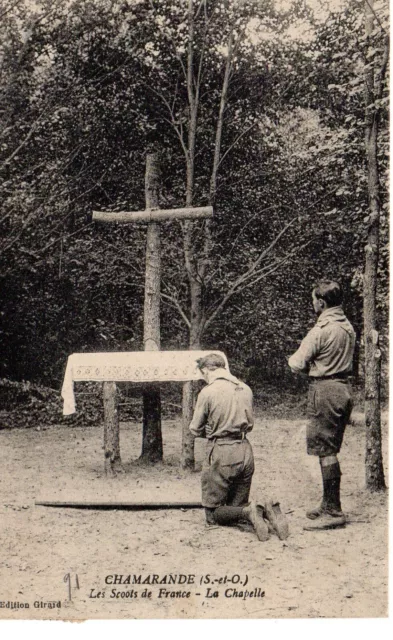 CPA de Chamarande (91 Essonne), Les Scouts de France, années 1920