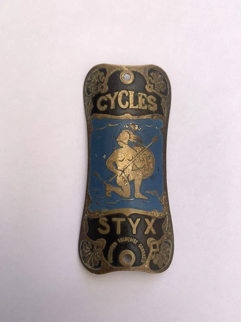 Plaque émaillée Ancienne Vélo Cycles La Française – Déco Rétro Cyclisme
