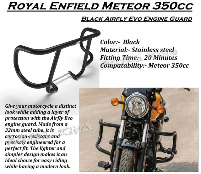 ROYAL ENFIELD METEOR 350 AirFly Evo "Engine Guard" Black 123.84
