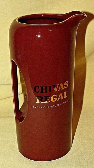 Chivas Pitcher Regal Scotch Whisky Martini Barware Wade Pdm England 26 Oz Tall.