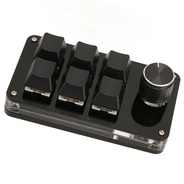 Programmable Key Keypad 6 KEY MINI Keypad Programmable Keyboard Programmable With Knob For ...