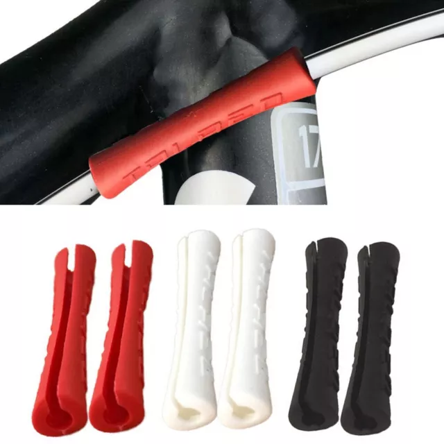 8 Pcs Mountain Bike Fork Protectors Cover Brake Gear Cable MTB Road-Bikes Parts 3