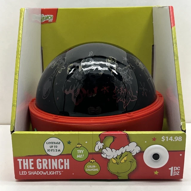 DR SEUSS THE Grinch Twinkling Color Changing Light Show Projector
