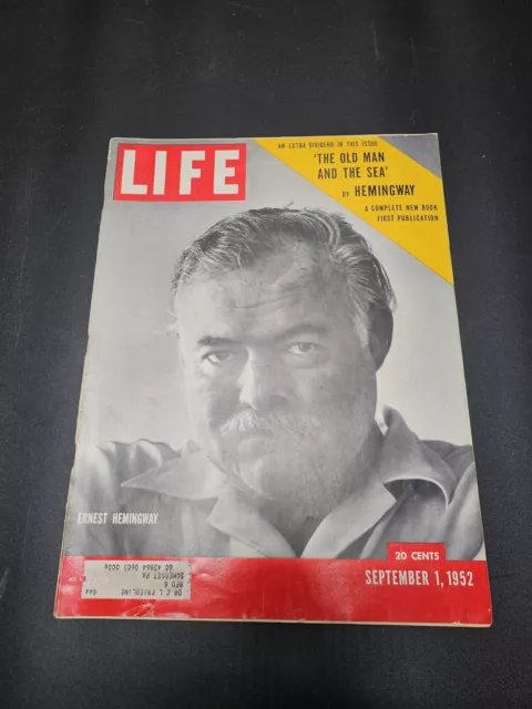 Life Magazine September 1, 1952 - Ernest Hemingway - The Old Man & The Sea