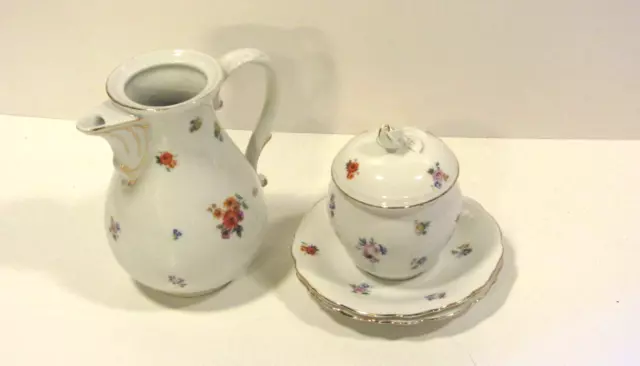 Meissen Carl Teichert Porzellan,  selten 1926-1929 , Streublumen, Ersatzteile