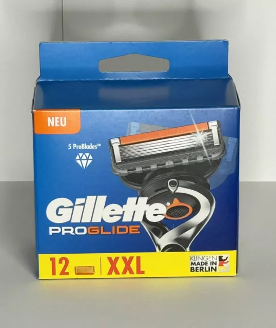 Gillette Fusion5 ProGlide  12 Rasierklingen!100% ORIGINAL!!NEU & OVP!!