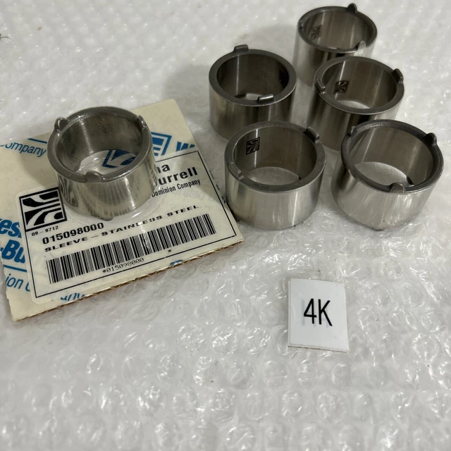 (6) New Waukesha Cherry Burrell Stainless Steel Sleeve Fast Shipping+ Warranty