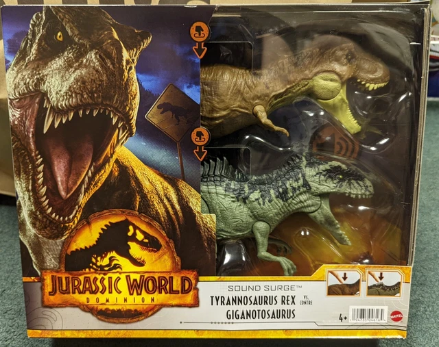 Jurassic World Dominion Tyrannosaurus Rex Vs Giganotosaurus