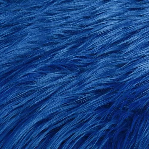 Shaggy Faux Fur Fabric - 6" X 6" Inches Pre-Cut - Use Fake Fur Fabric for