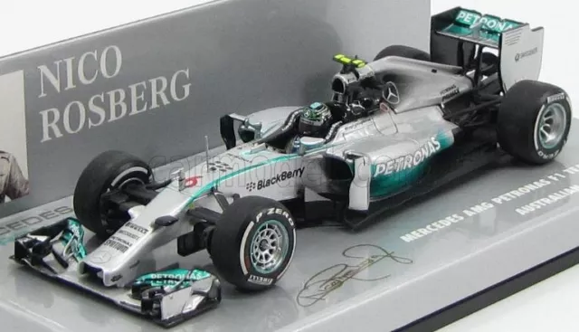 Mercedes Amg Petronas F1 W05 Rosberg Gp Australia 2014 Modellino Auto Scala 1:43