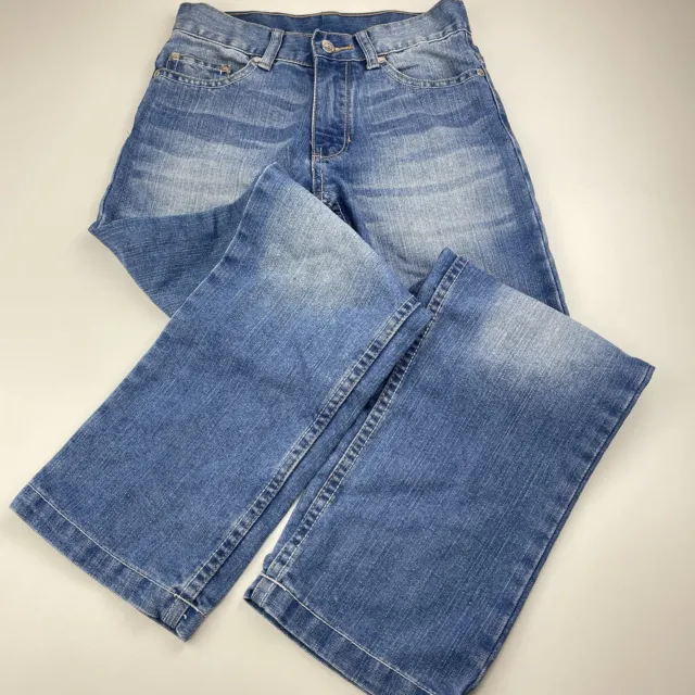 Boys size 10, Shock Resistant, blue denim jeans, Inside leg: 64cm, GUC
