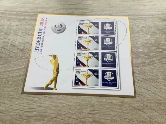 Bloc Feuillet Timbres France  Neuf +++ Année 2018 Ryder Cup