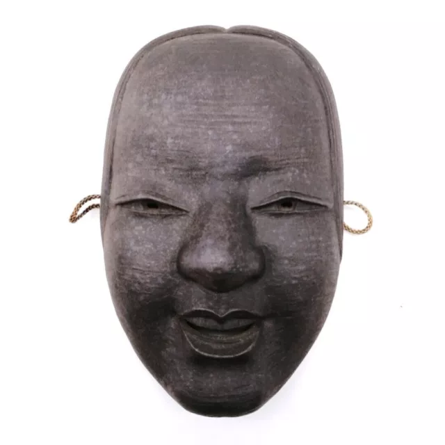 Japanese Iron KOOMOTE Mask Vintage NOH Young Woman KYOGEN Interior MSA093