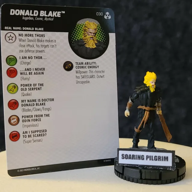 DONALD BLAKE - 030 UNCOMMON War of the Realms Marvel Heroclix #30