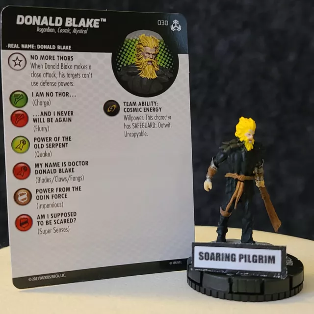 DONALD BLAKE - 030 UNCOMMON War of the Realms Marvel Heroclix #30