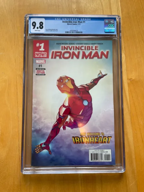Invincible Iron Man #1 CGC 9.8 1st Riri Williams solo series Ironheart Disney+🔥