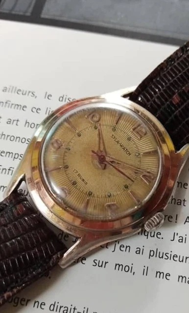 Montre Bracelet Mécanique Vintage – 17 Rubis – À Restaurer – Femme