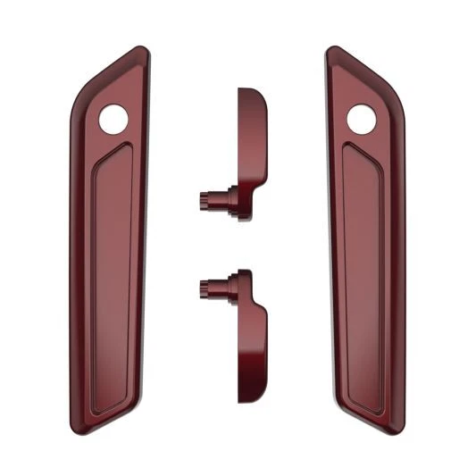 Crimson Red Sunglo Saddlebag Lid Lever Latch Cover fit 14+ Harley Electra FLHT