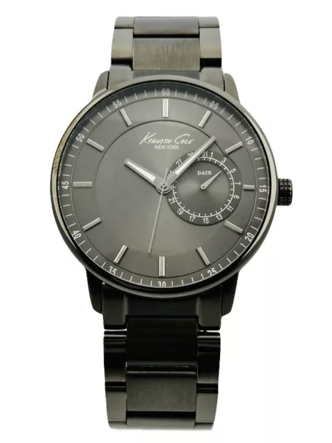 Kenneth Cole New York KC9030 Men’s Gunmetal Stainless Steel Bracelet  Watch