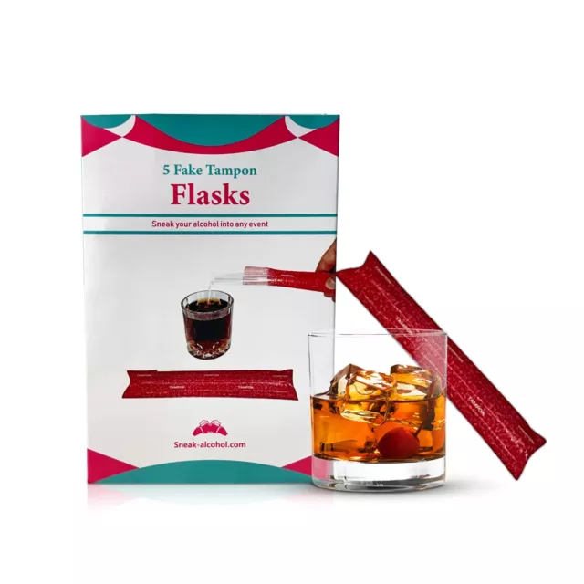 Tampon Flask: Hidden Flask to Avoid Overpriced Drinks & Save Your Money
