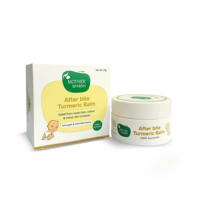 MOTHER SPARSH AFTER Bite Turmeric Balm for Rashes, 25gm, free shipping ...