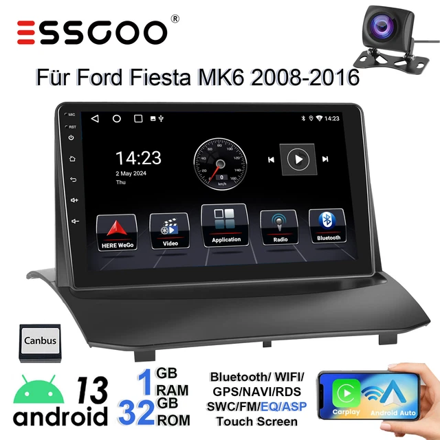 Set Tergicristalli Per Ford Fiesta MK6 2008-2016 – Anteriore 26"+15" E Posteriore 12" – Gomma Morbida E Silenziosi