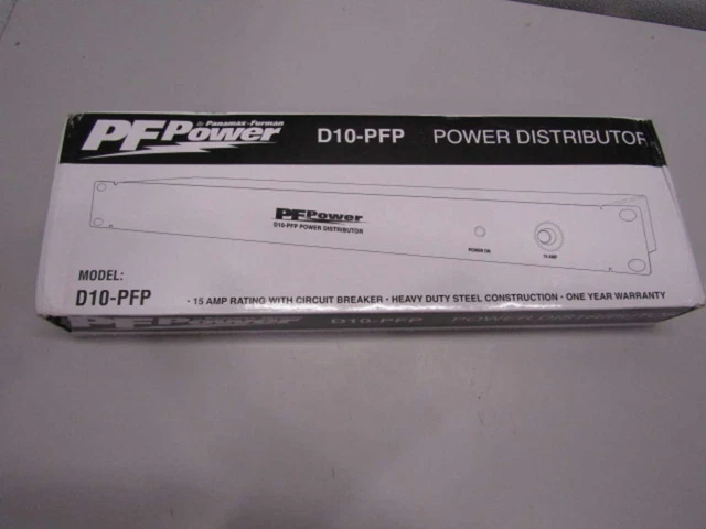 Panamax-Furman D10-PFP Rackmount Power Distributor Compact 10 Outlets