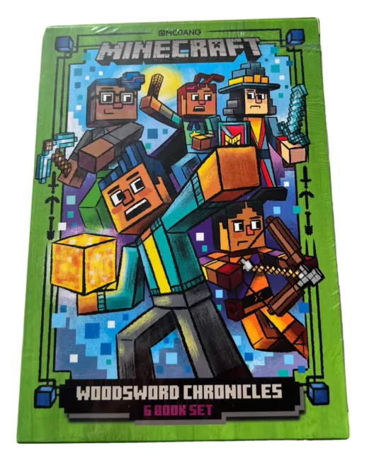 MINECRAFT Woodsword Chronicles kids teens 6 Book Box Set New And Sealed