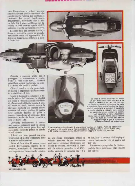 Pubblicita'  Advertising-Test Moto Lambretta Jet 200 '77-Innocenti Scooter Epoca 3