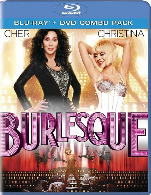 BLU-RAY Burlesque (Blu-Ray/DVD, 2010) NEW Christina Aguilera, Cher