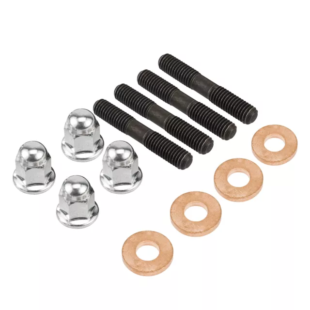 Cylinder Head Studs Bolts Nuts Copper Washers Kit For Yamaha YZ85 2002-2018
